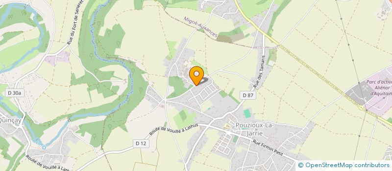 localisation de l'entreprise CYCA INVEST  VOUNEUIL-SOUS-BIARD