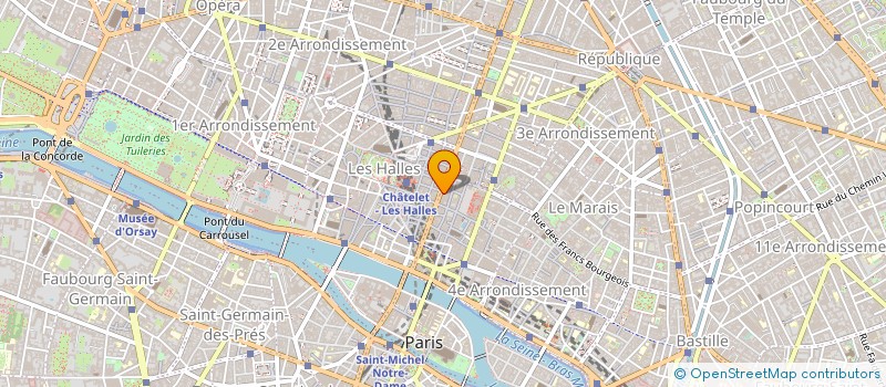 localisation de l'entreprise CYCADE RH  PARIS