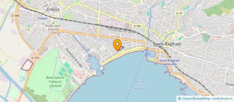 localisation de l'entreprise CYCAF à FREJUS