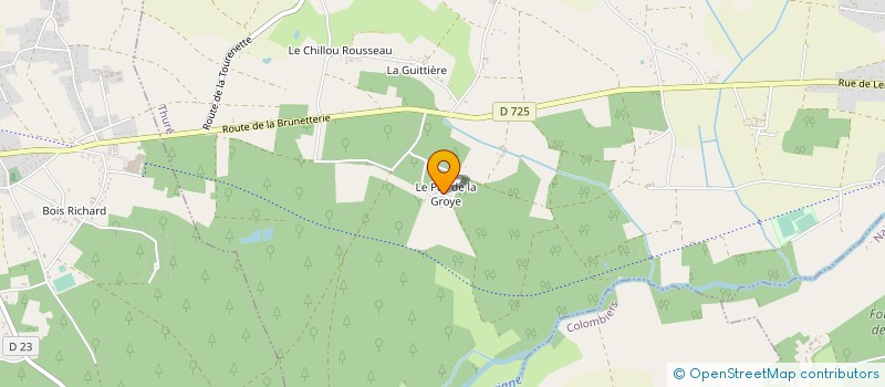 localisation de l'entreprise CYCAM  THURE