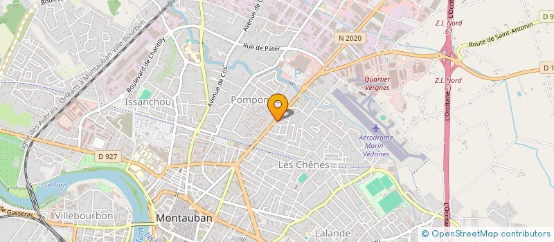 localisation de l'entreprise CYCARFAUST  MONTAUBAN