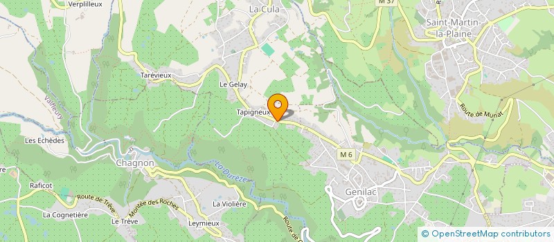 localisation de l'entreprise CYCAT  GENILAC