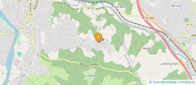 localisation de l'entreprise CYCE IMMOBILIER  SAINT-JUST-SAINT-RAMBERT