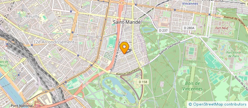 localisation de l'entreprise CYCELINE à SAINT-MANDE