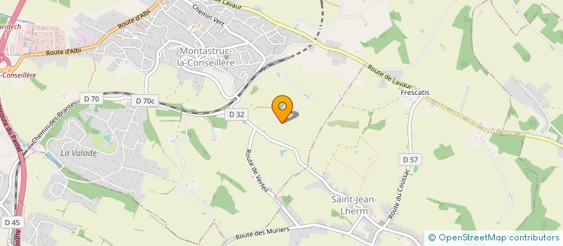 localisation de l'entreprise CYCER à SAINT-JEAN-LHERM