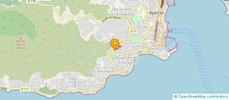 localisation de l'entreprise CYCERO CREATOR CONCEPTION à AJACCIO