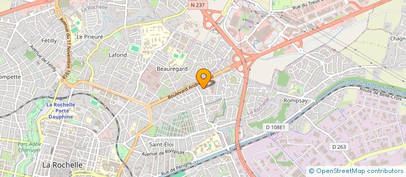 localisation de l'entreprise CYCHEL  LA ROCHELLE