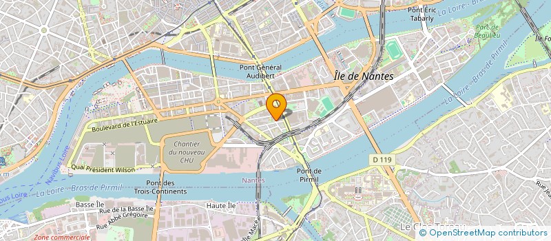 localisation de l'entreprise CYCL'EAU SERVICES à NANTES