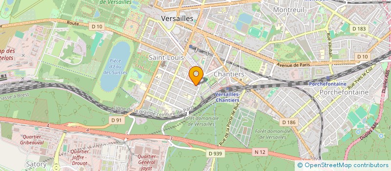 localisation de l'entreprise CYCL'HOLLANDE ORIGINE à VERSAILLES