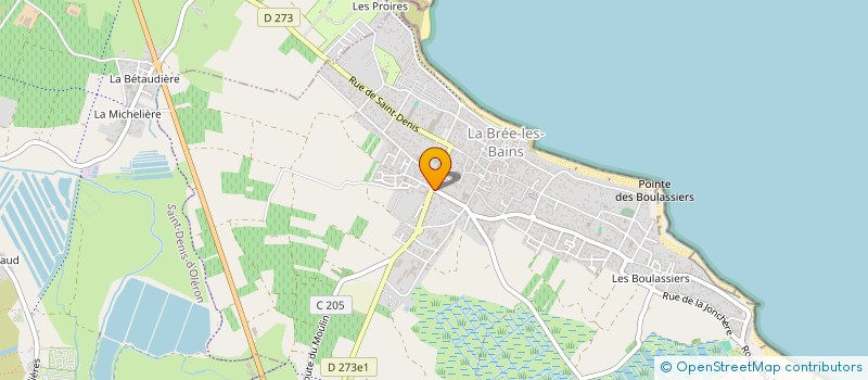 localisation de l'entreprise CYCL'OLERON  LA BREE-LES-BAINS