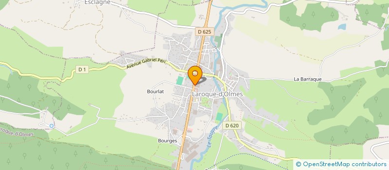 localisation de l'entreprise CYCL'OLMES PYRENEES à LAROQUE-D'OLMES