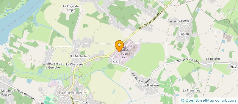 localisation de l'entreprise CYCL'OZON à LA CHEVROLIERE