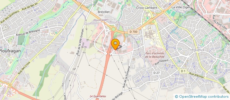 localisation de l'entreprise CYCL'PARTNERS  TREGUEUX