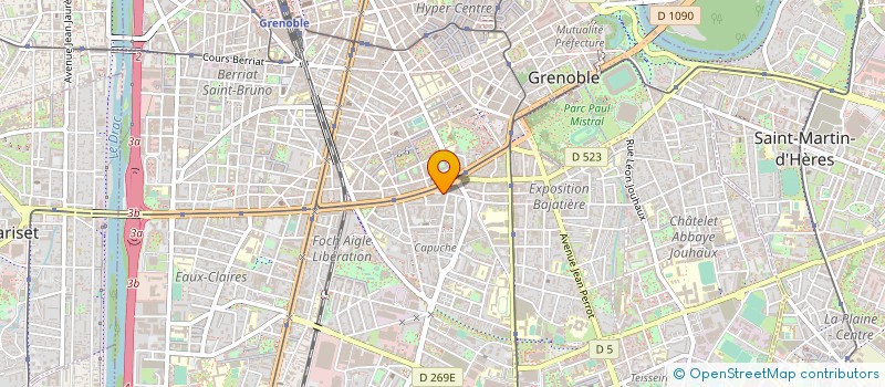 localisation de l'entreprise CYCLABLE GRENOBLE à GRENOBLE