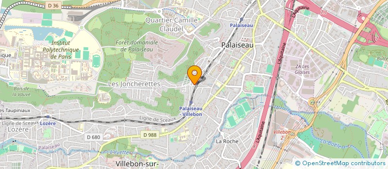 localisation de l'entreprise CYCLAD à PALAISEAU