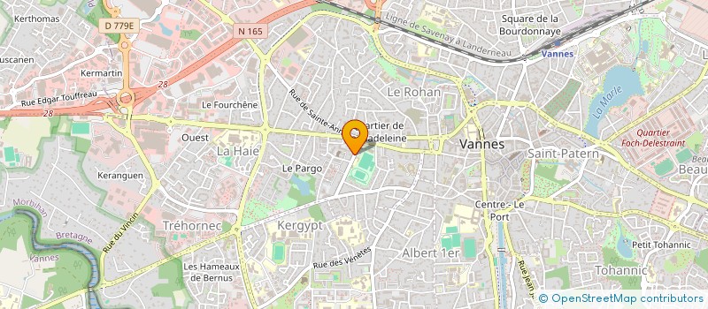 localisation de l'entreprise CYCLADES à VANNES