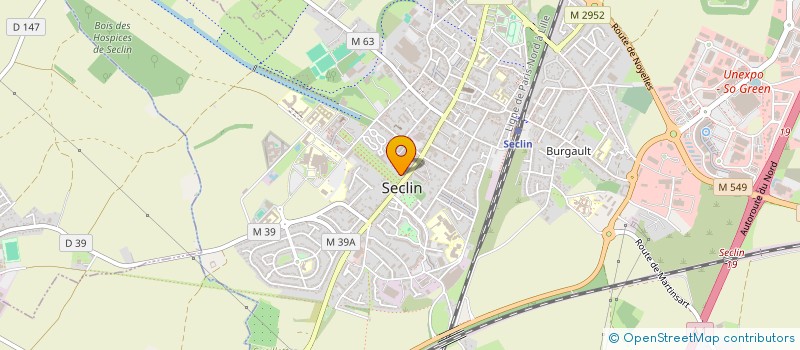 localisation de l'entreprise CYCLADES à SECLIN