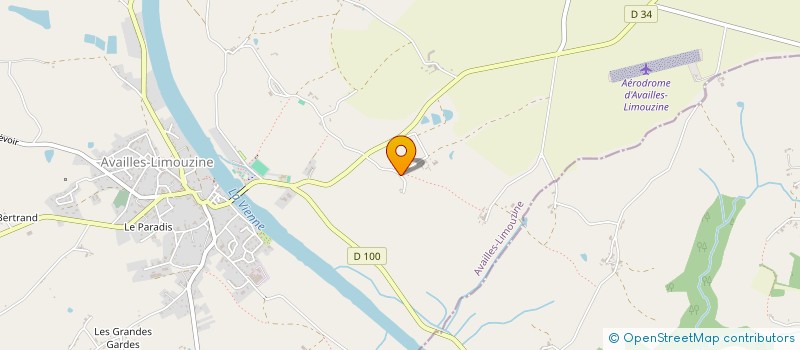 localisation de l'entreprise CYCLAIR  PRESSAC