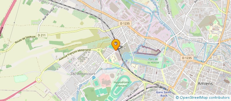 localisation de l'entreprise CYCLAM à AMIENS