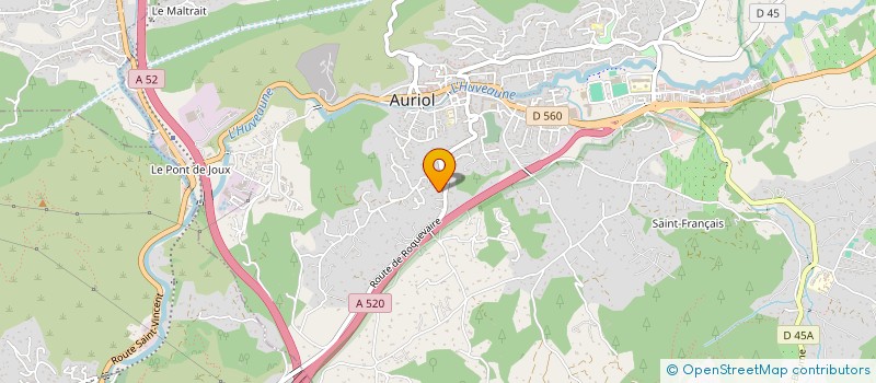 localisation de l'entreprise CYCLAMEN  AURIOL