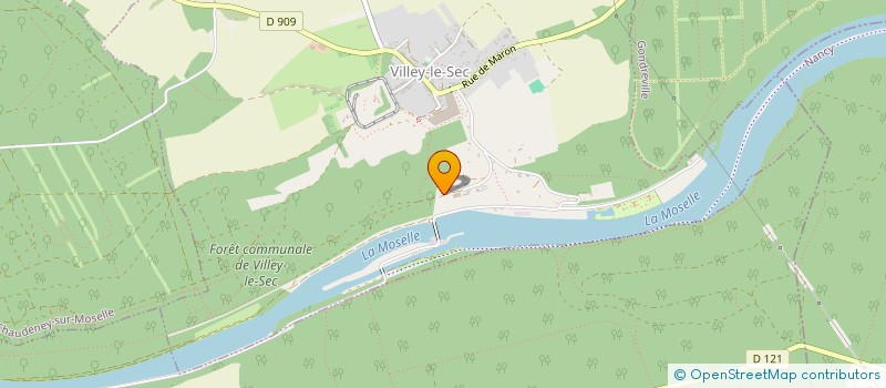 localisation de l'entreprise CYCLANEM  VILLEY-LE-SEC