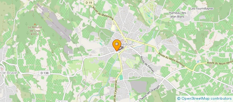 localisation de l'entreprise CYCLE COFFEE SOCIETY FRANCE  BEDOIN