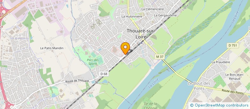 localisation de l'entreprise CYCLE DE LOIRE à THOUARE-SUR-LOIRE