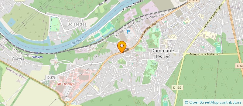 localisation de l'entreprise CYCLE DIRECT à DAMMARIE-LES-LYS