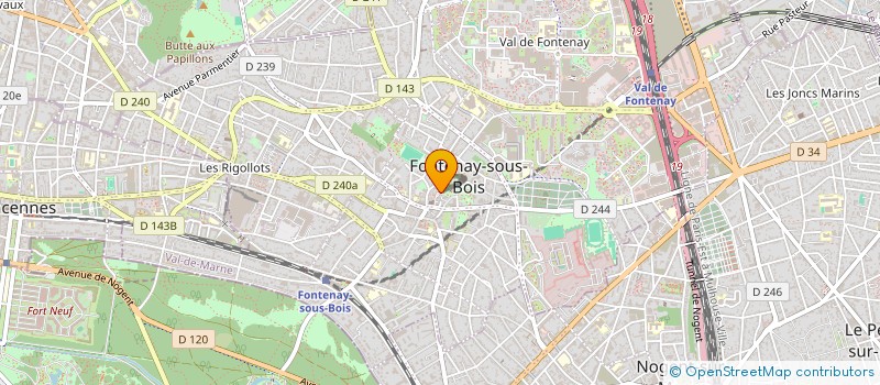 localisation de l'entreprise CYCLE EVENTS à FONTENAY-SOUS-BOIS