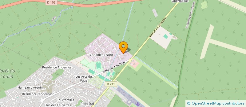 localisation de l'entreprise CYCLE MUSIC PRODUCTION  ANDERNOS-LES-BAINS