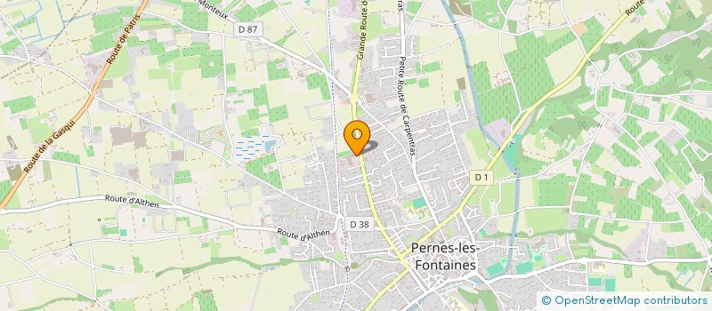 localisation de l'entreprise CYCLE ONE à PERNES-LES-FONTAINES