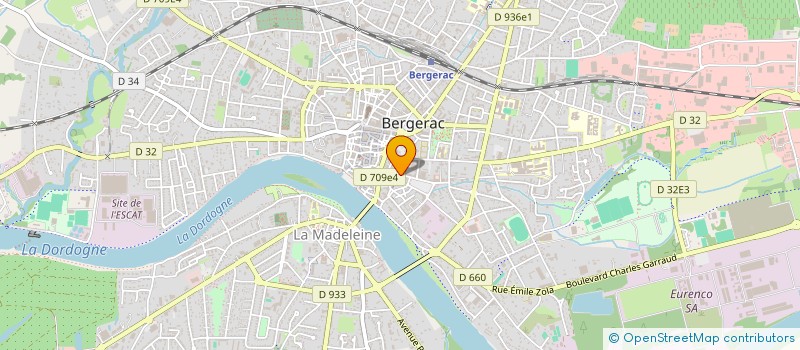 localisation de l'entreprise CYCLENR  BERGERAC