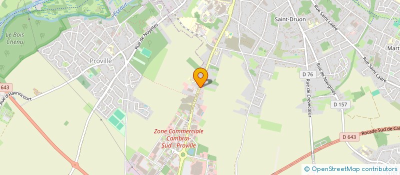 localisation de l'entreprise CYCLES 2000 à CAMBRAI