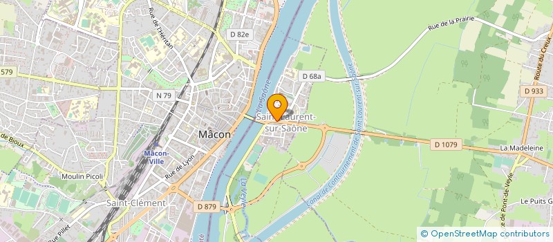 localisation de l'entreprise CYCLES AVENT'URE  SAINT-LAURENT-SUR-SAONE