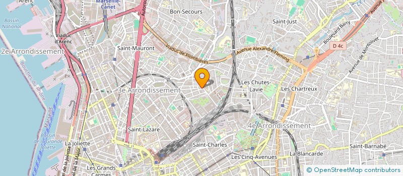 localisation de l'entreprise CYCLES BELLE DE MAI à MARSEILLE