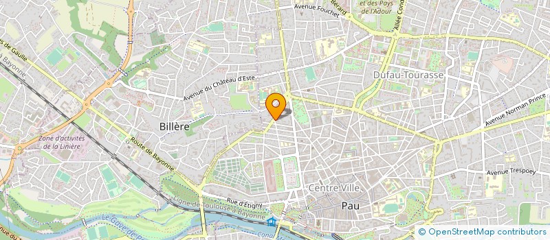 localisation de l'entreprise CYCLES BIHIN à PAU