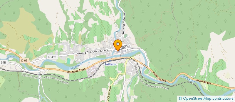 localisation de l'entreprise CYCLES BLACK  SAILLANS