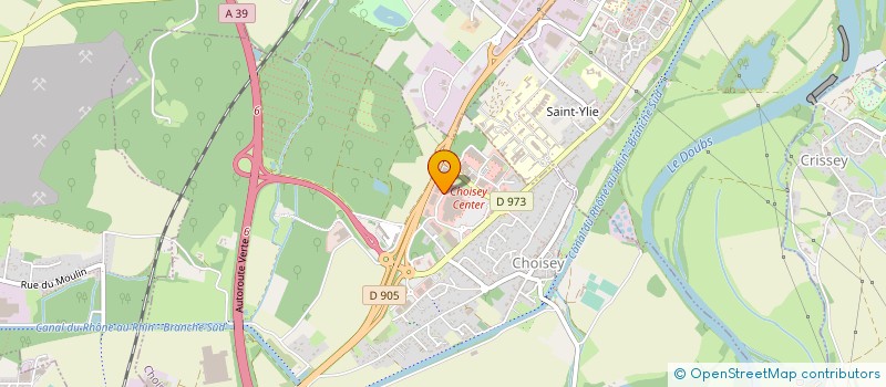 localisation de l'entreprise CYCLES BULLE à CHOISEY