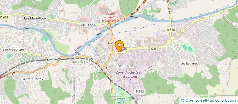 localisation de l'entreprise CYCLES DEROO à BOULAZAC ISLE MANOIRE