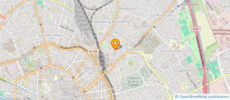 localisation de l'entreprise CYCLES DU MIDI à TOULOUSE