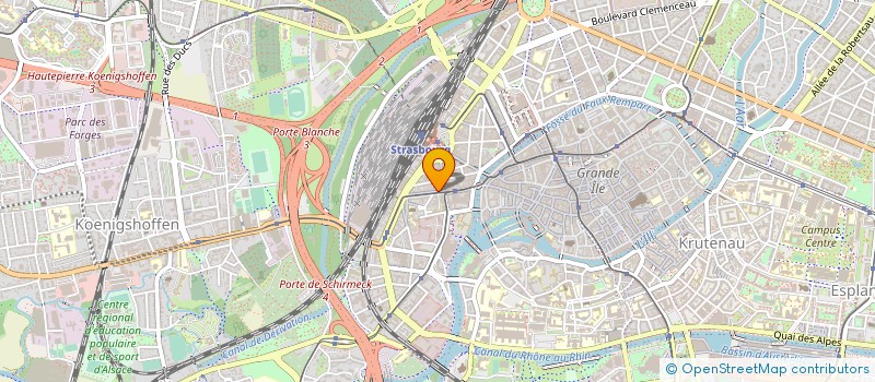 localisation de l'entreprise CYCLES EMMENDOERFFER à STRASBOURG