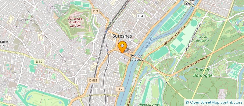 localisation de l'entreprise CYCLES ERIC à SURESNES