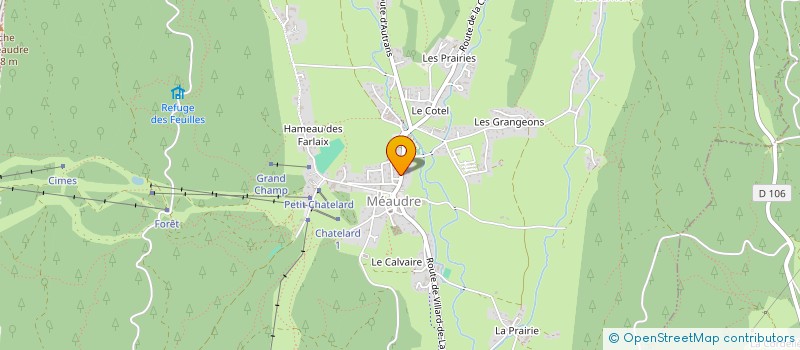 localisation de l'entreprise CYCLES ET CO à AUTRANS-MEAUDRE EN VERCORS