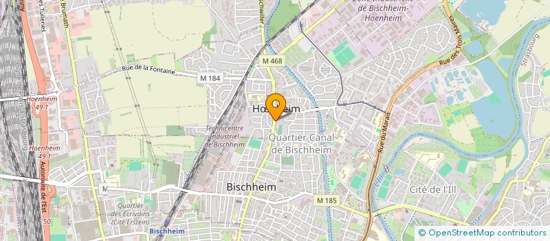 localisation de l'entreprise CYCLES ET MOTOCYCLES JAHN  HNHEIM