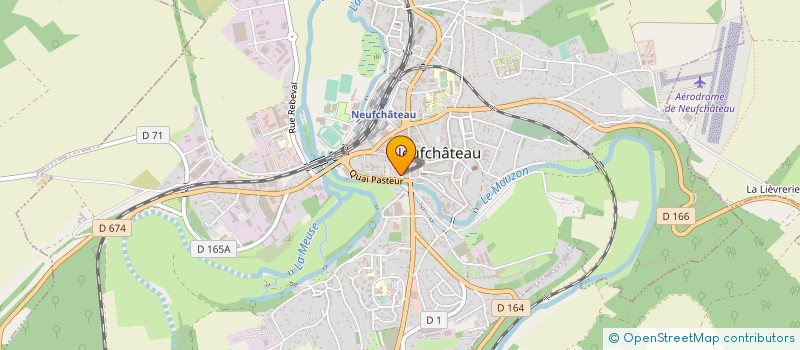 localisation de l'entreprise CYCLES ET MOTOS LESCOFFIER à NEUFCHATEAU