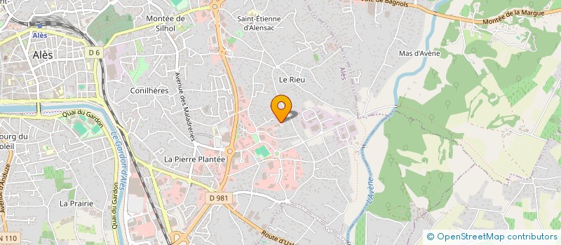 localisation de l'entreprise CYCLES GB à ALES