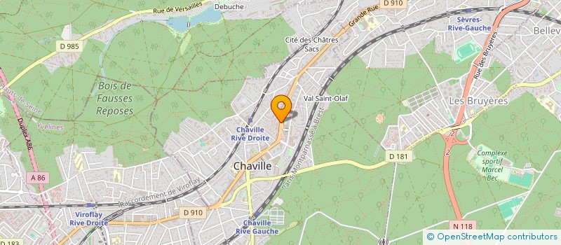 localisation de l'entreprise CYCLES GHIDINI à CHAVILLE