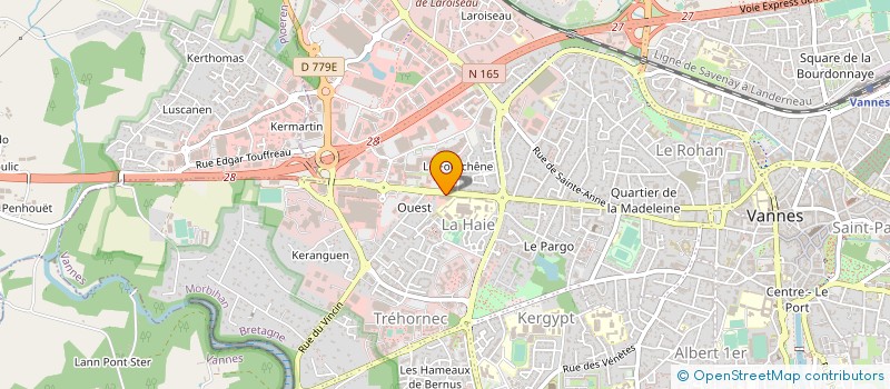 localisation de l'entreprise CYCLES LE MELLEC à VANNES