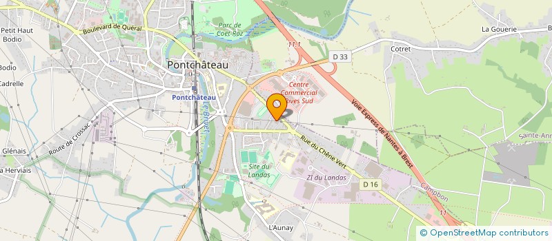 localisation de l'entreprise CYCLES LEGRAND  PONTCHATEAU