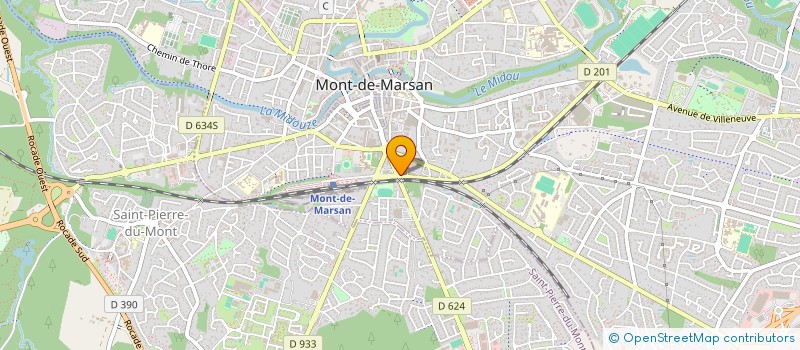 localisation de l'entreprise CYCLES PASCAL ET MICHAEL  MONT-DE-MARSAN
